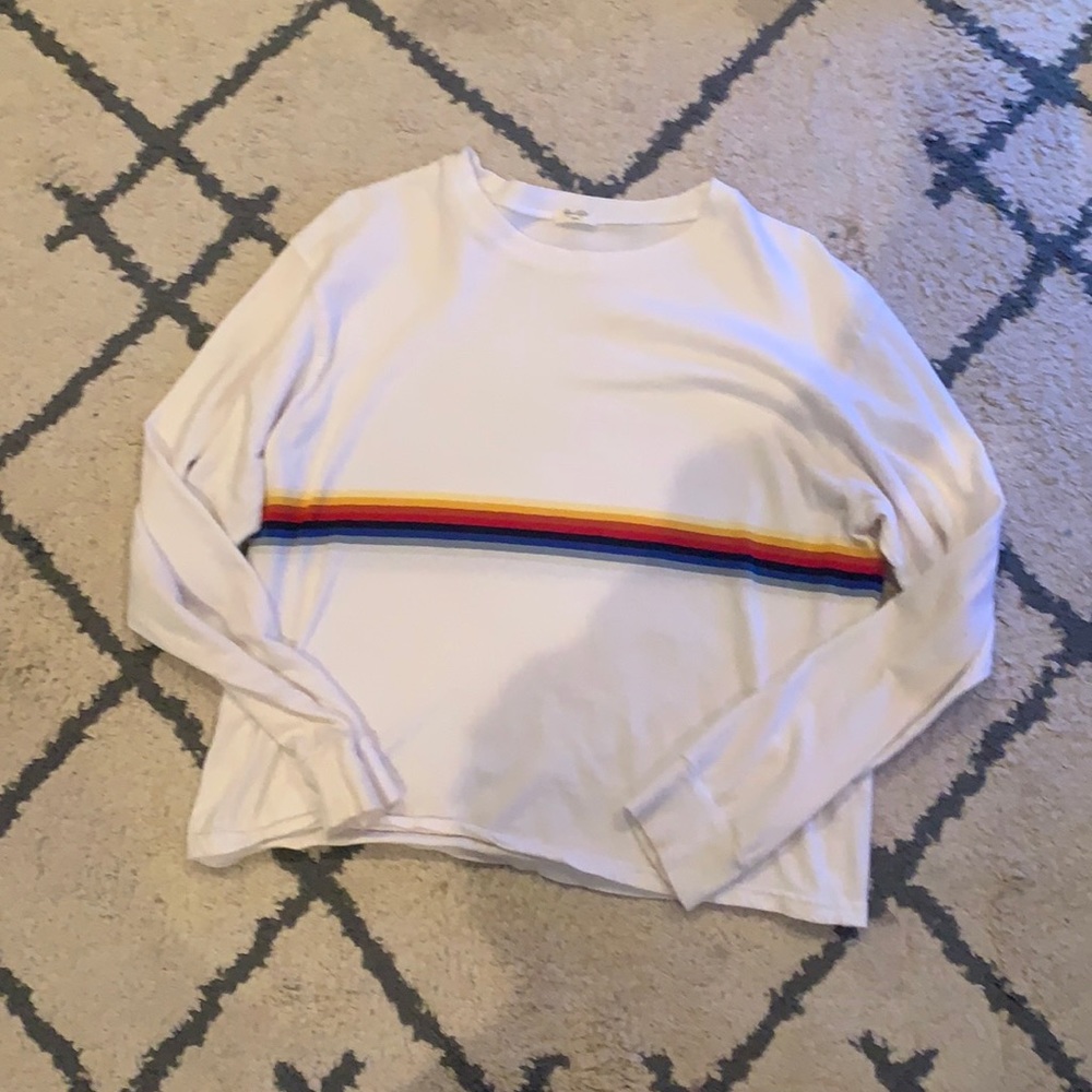 White John galt/brandy Melville long sleeve shirt